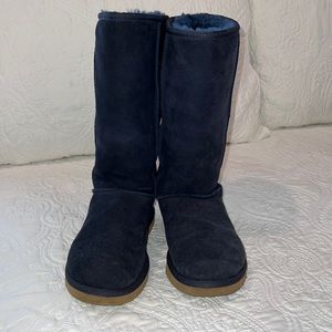 UGG boots navy size 8 with 12” shaft